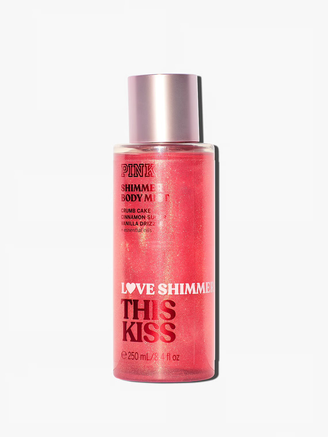 PINK LOVE SHIMMER ‘THE KISS’ ķermeņa sprejs